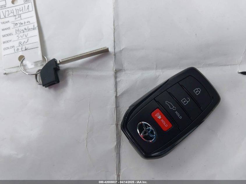 2024 Toyota Highlander - 5TDKDRBH3RS544295