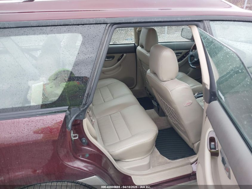 2001 Subaru Outback H6-3.0 VIN: 4S3BH896017626034 Lot: 42005685