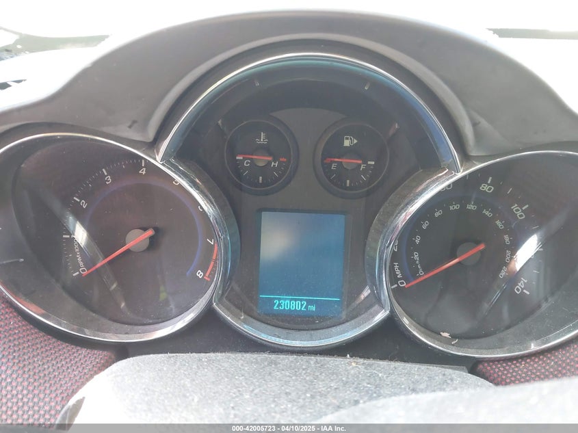 2012 CHEVROLET CRUZE VIN: 1G1PF5SC1C7406682