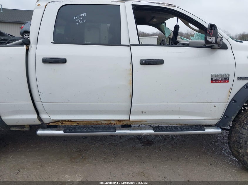 2011 DODGE RAM 2500 VIN: 3D7TT2CT3BG564834