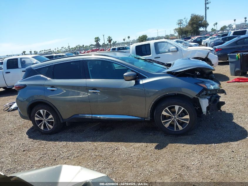 2020 Nissan Murano Sv Intelligent Awd VIN: 5N1AZ2BS2LN105890 Lot: 42006036