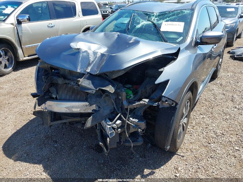 2020 Nissan Murano Sv Intelligent Awd VIN: 5N1AZ2BS2LN105890 Lot: 42006036