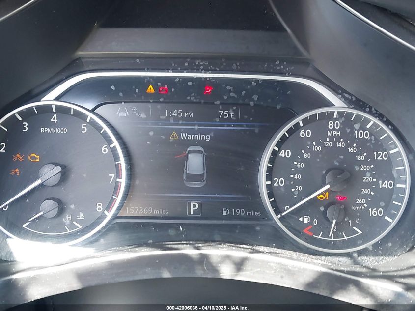 2020 Nissan Murano Sv Intelligent Awd VIN: 5N1AZ2BS2LN105890 Lot: 42006036