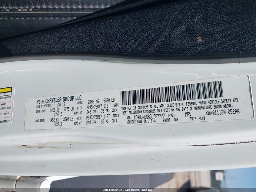 2013 JEEP WRANGLER UNLIMITED MOAB - 1C4HJWEG6DL567777