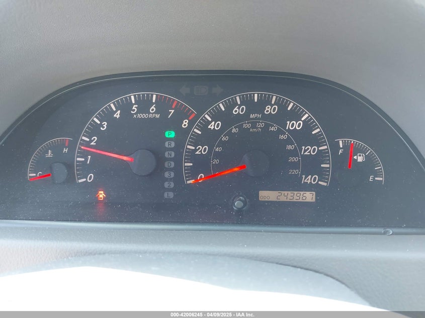 2006 TOYOTA CAMRY VIN: 4T1BE32KX6U734944