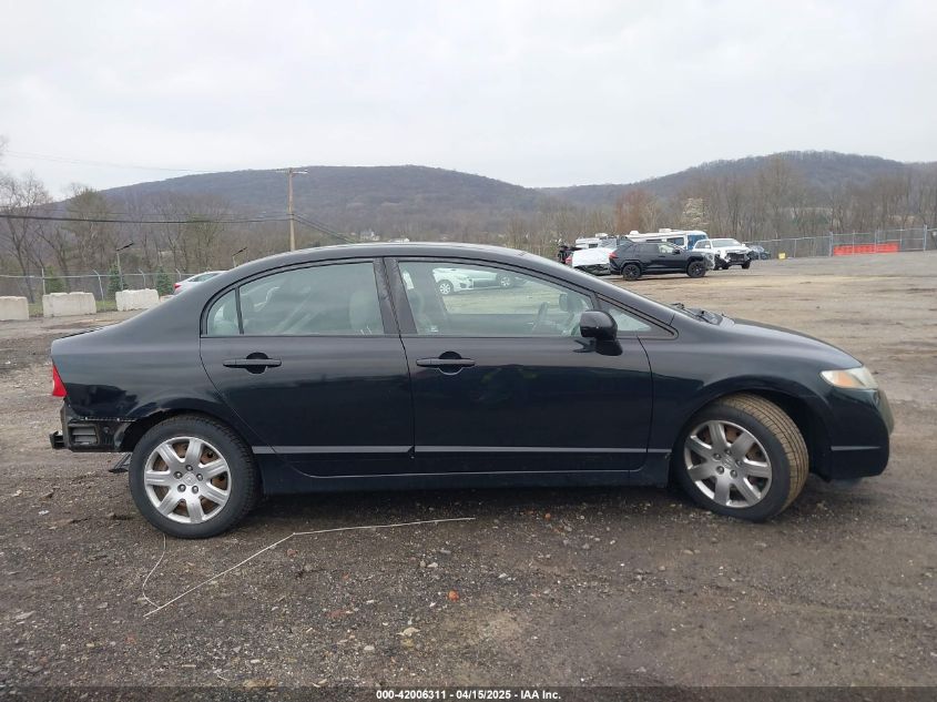 2009 Honda Civic Lx VIN: 2HGFA165298368433 Lot: 42006311