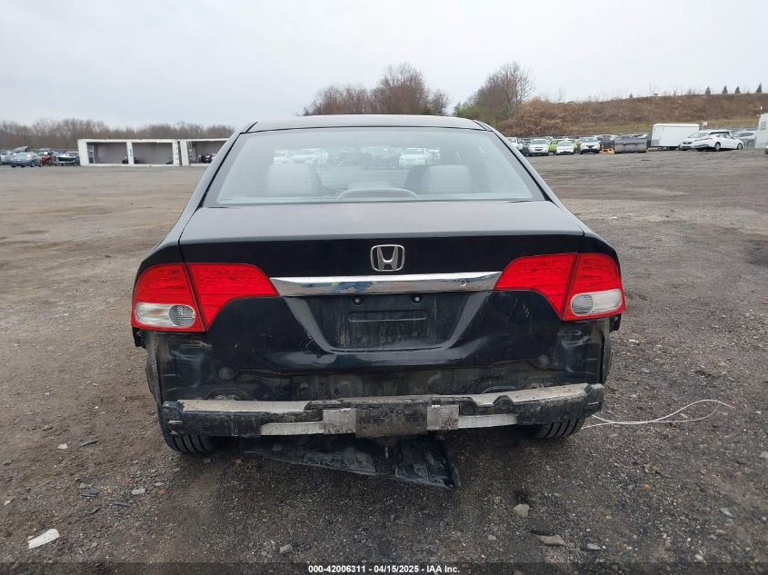 2009 Honda Civic Lx VIN: 2HGFA165298368433 Lot: 42006311