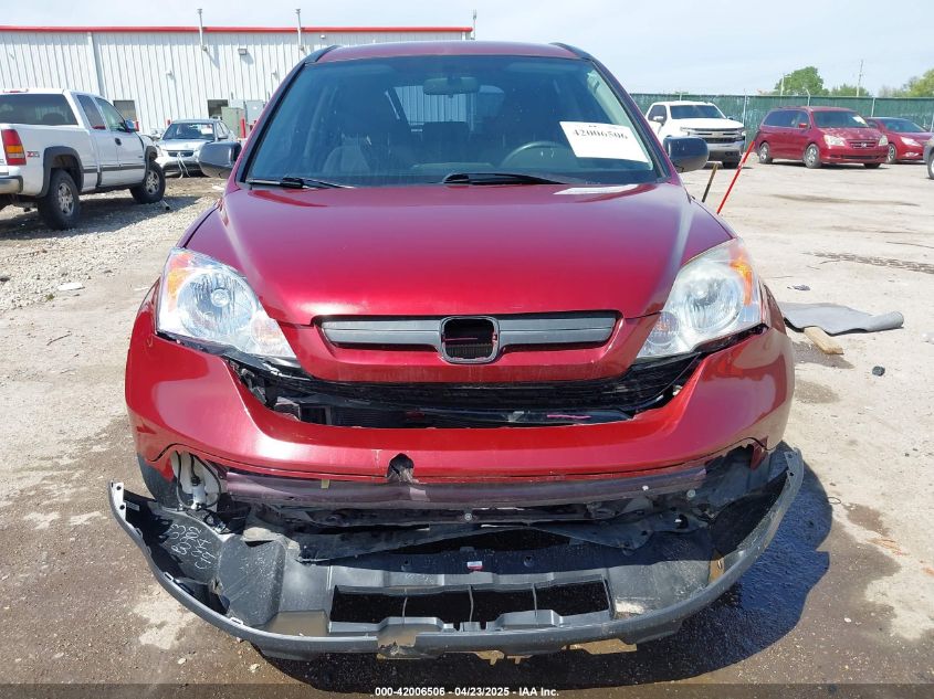 2009 Honda Cr-V Lx VIN: JHLRE48399C007493 Lot: 42006506