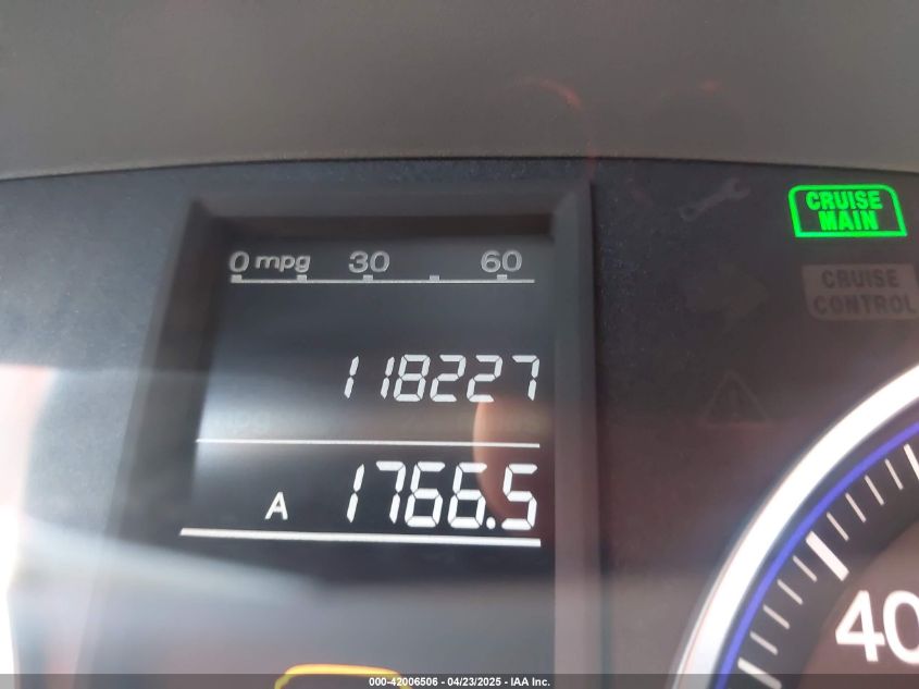 2009 Honda Cr-V Lx VIN: JHLRE48399C007493 Lot: 42006506