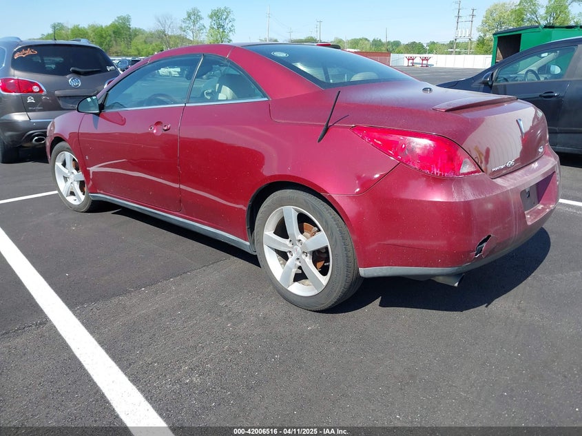 2008 PONTIAC G6 VIN: 1G2ZH36N084305494