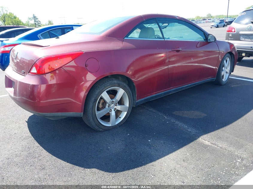 2008 PONTIAC G6 VIN: 1G2ZH36N084305494