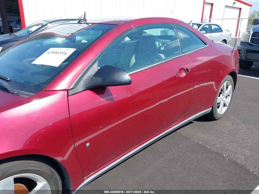 2008 PONTIAC G6 VIN: 1G2ZH36N084305494