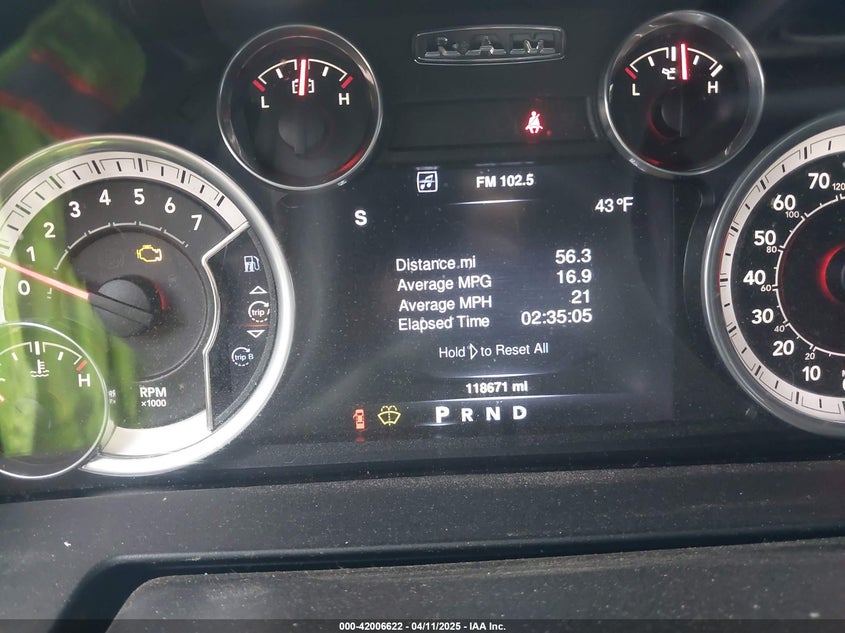 2016 RAM 1500 SPORT - 1C6RR7MTXGS211299