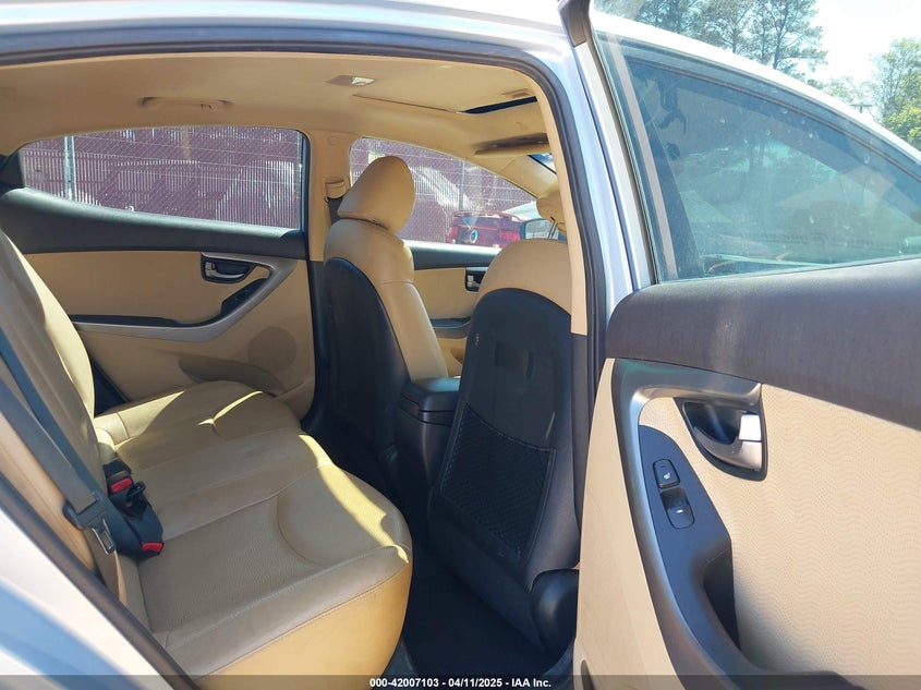 2012 HYUNDAI ELANTRA VIN: KMHDH4AEXCU278876
