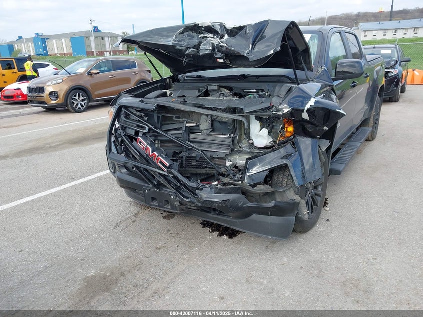 VIN 1GTG6CEN2M1257244 2021 GMC CANYON 4WD  LONG BOX ELEVATION/4WD  SHORT BOX ELEVATION