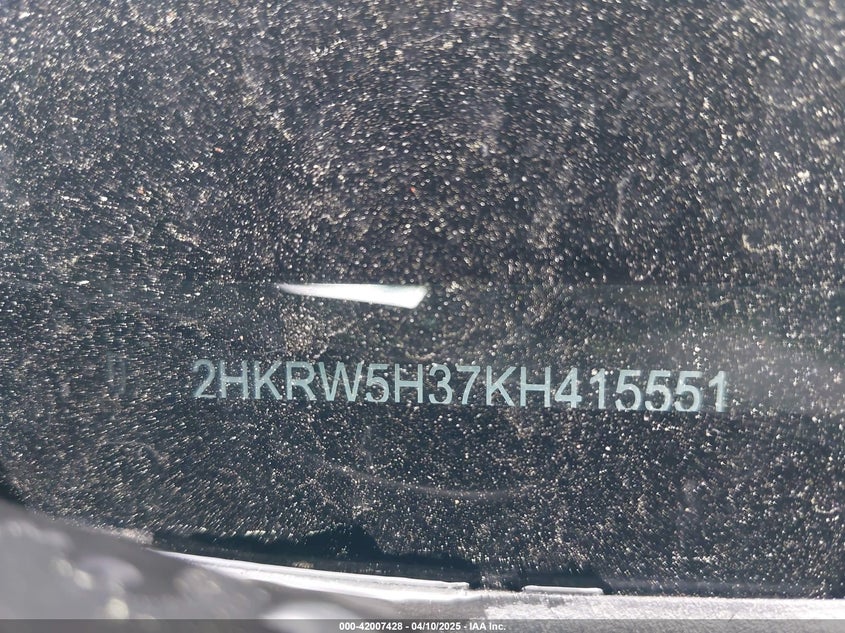 2019 HONDA CR-V LX - 2HKRW5H37KH415551