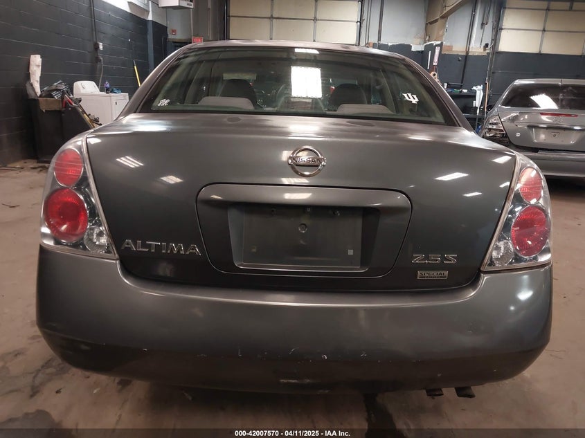 2006 NISS ALTIMA S AUTOMATIC VIN: 1N4AL11D06N319256