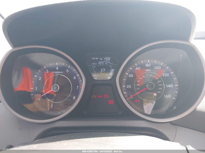 2013 HYUNDAI ELANTRA VIN: KMHDH4AE6DU723373