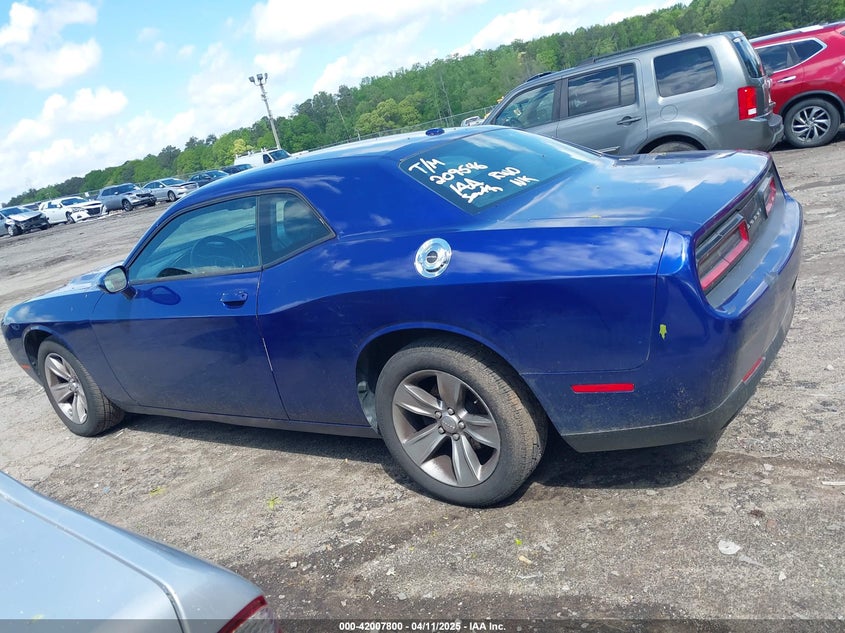2016 DODGE CHALLENGER VIN: 2C3CDZAG8GH209546