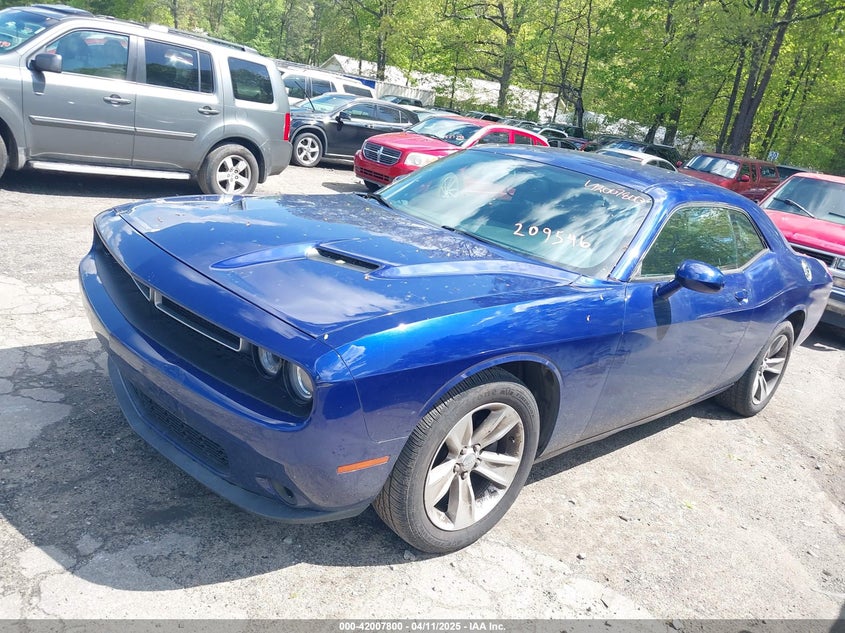 2016 DODGE CHALLENGER VIN: 2C3CDZAG8GH209546