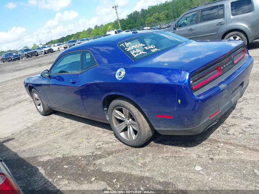 2016 DODGE CHALLENGER VIN: 2C3CDZAG8GH209546
