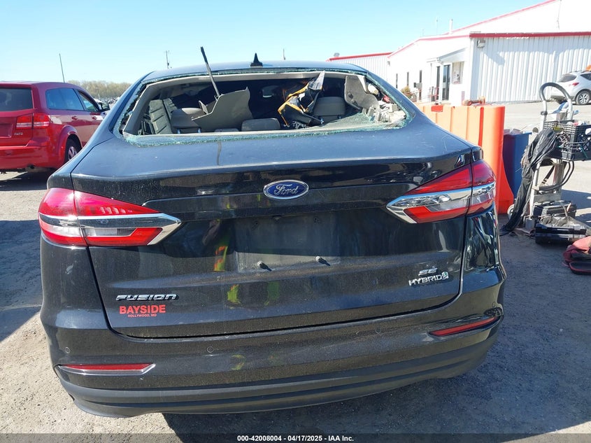 VIN 3FA6P0LU2KR240874 2019 FORD FUSION HYBRID SE