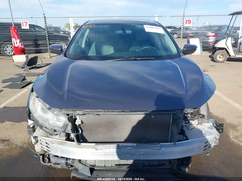 2016 HONDA CIVIC VIN: 19XFC1F37GE220701