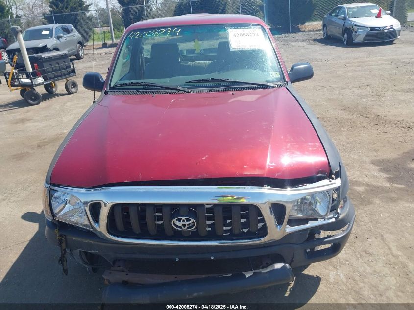 2001 Toyota Tacoma Base (A4) VIN: 5TENL42N51Z771682 Lot: 42008274