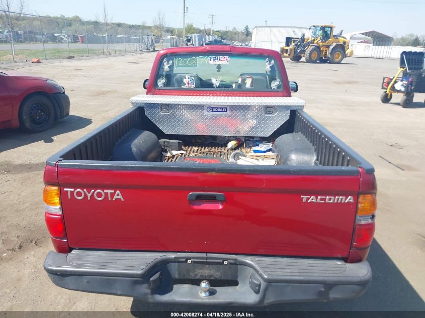 2001 Toyota Tacoma Base (A4) VIN: 5TENL42N51Z771682 Lot: 42008274