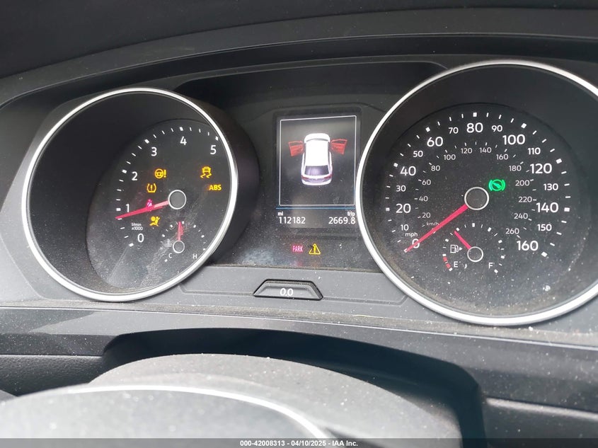 2019 VOLKSWAGEN TIGUAN VIN: 3VV2B7AX8KM180854