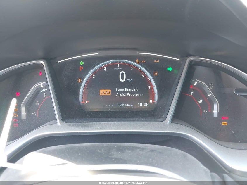 VIN 2HGFC4B80KH306420 2019 HONDA CIVIC SPORT