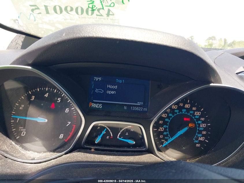 2013 FORD ESCAPE VIN: 1FMCU0GX0DUA19811