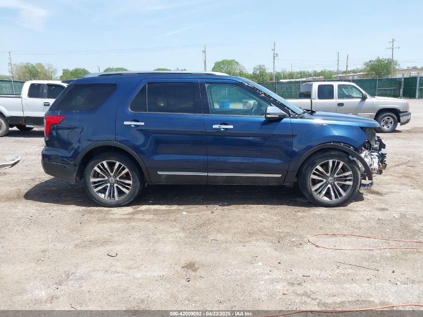 2016 Ford Explorer Platinum VIN: 1FM5K8HT1GGC04364 Lot: 42009092