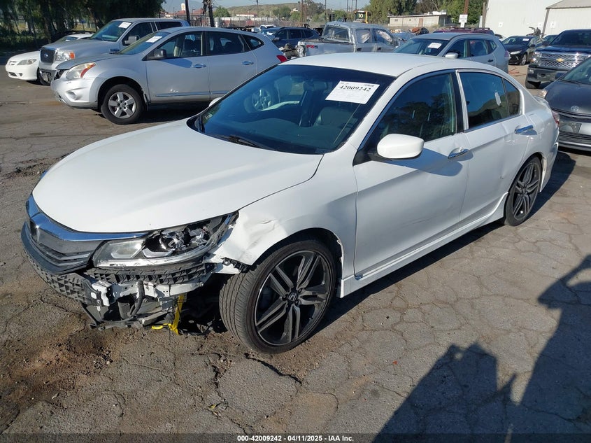 2016 HONDA ACCORD VIN: 1HGCR2F53GA104943