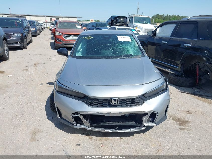 2025 Honda Civic Sport VIN: 2HGFE2F53SH569726 Lot: 42009377