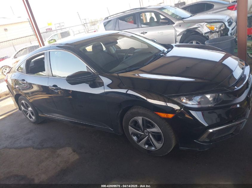 2019 Honda Civic Lx VIN: 19XFC2F61KE200629 Lot: 42009570