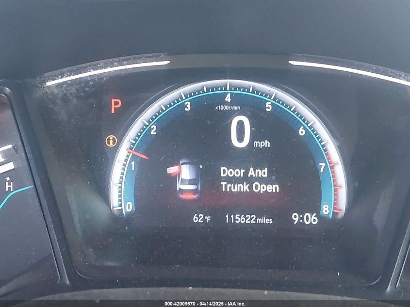 2019 Honda Civic Lx VIN: 19XFC2F61KE200629 Lot: 42009570