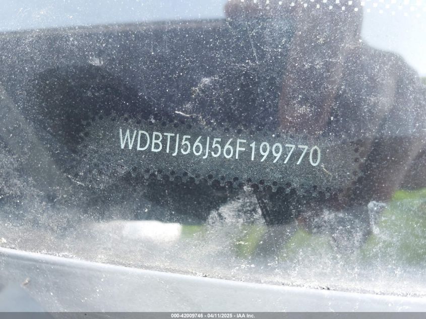 2006 Mercedes-Benz Clk 350 VIN: WDBTJ56J56F199770 Lot: 42009746