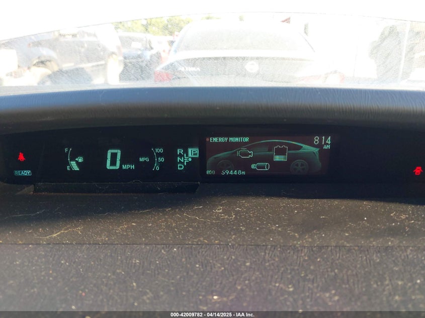 2014 TOYOTA PRIUS VIN: JTDKN3DUXE1825179