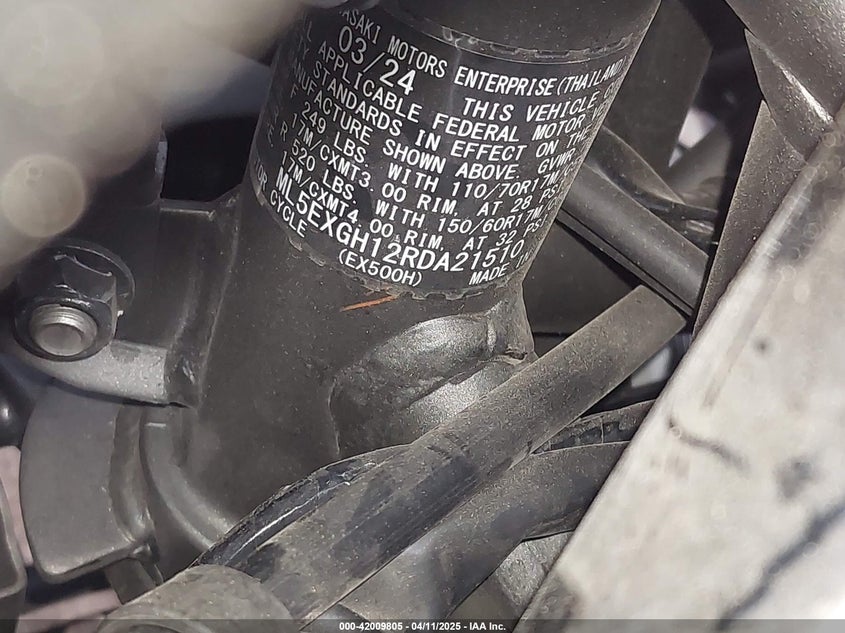 2024 KAWASAKI EX500 H - ML5EXGH12RDA21510