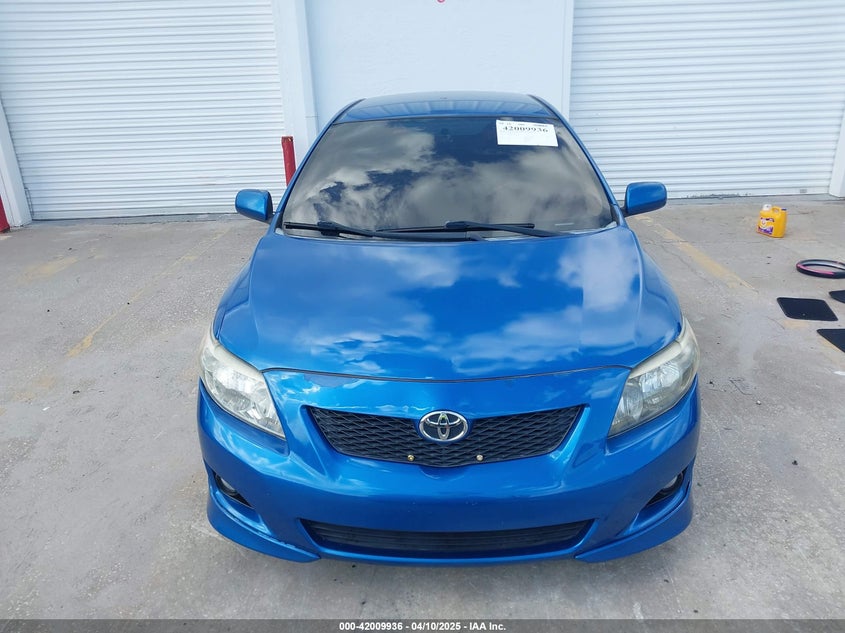 2009 TOYOTA COROLLA VIN: 2T1BU40E69C154781