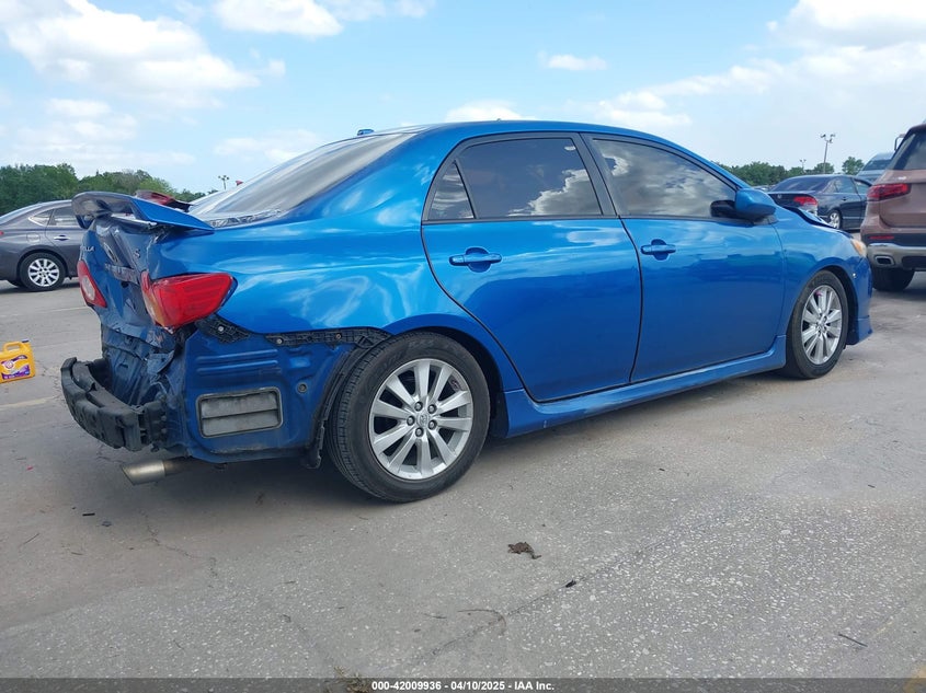 2009 TOYOTA COROLLA VIN: 2T1BU40E69C154781