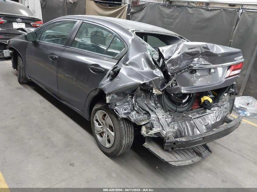 2015 HONDA CIVIC VIN: 19XFB2F55FE285250
