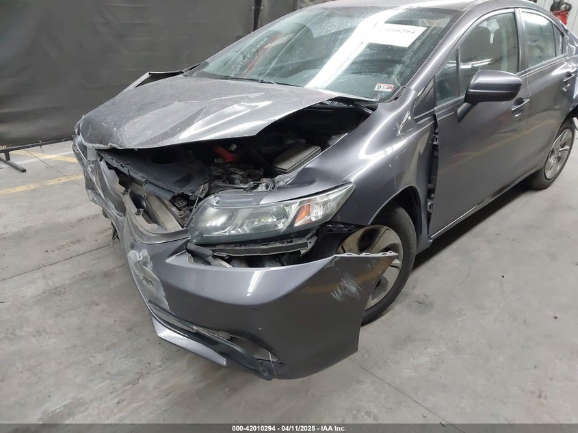 2015 HONDA CIVIC VIN: 19XFB2F55FE285250