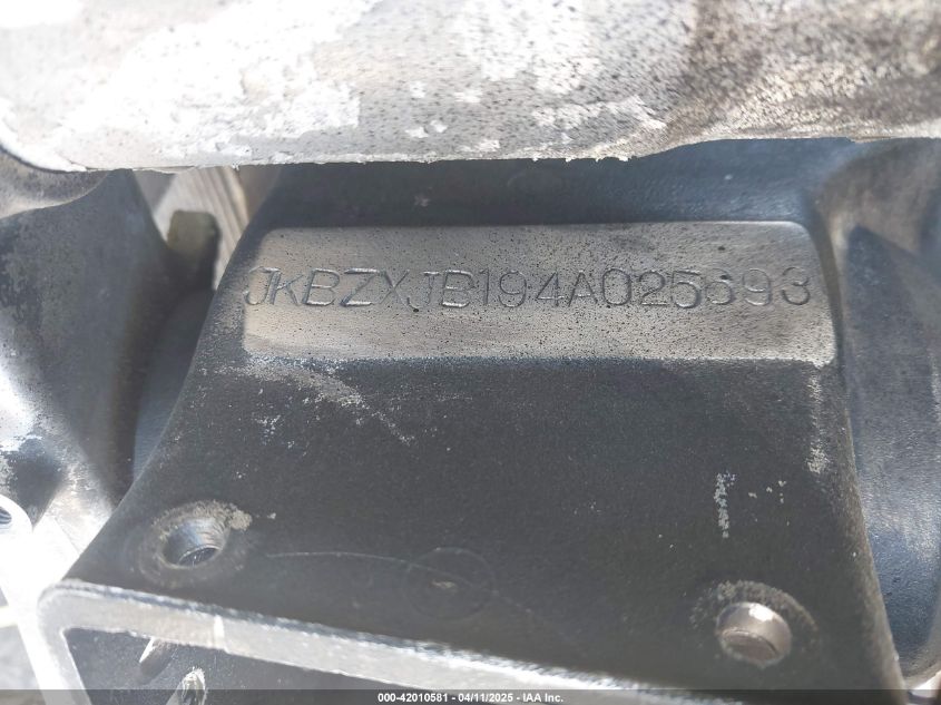 2004 Kawasaki Zx636 B1 VIN: JKBZXJB194A025693 Lot: 42010581