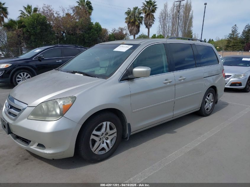 2005 Honda Odyssey Ex-L VIN: 5FNRL38775B028551 Lot: 42011201