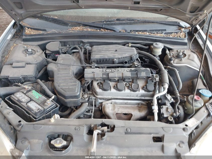 2004 Honda Civic Lx VIN: 2HGES165X4H630572 Lot: 42011287