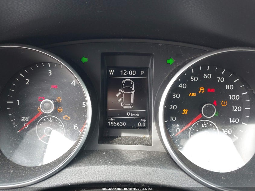 2012 VOLKSWAGEN GOLF VIN: WVWDM7AJ3CW020251