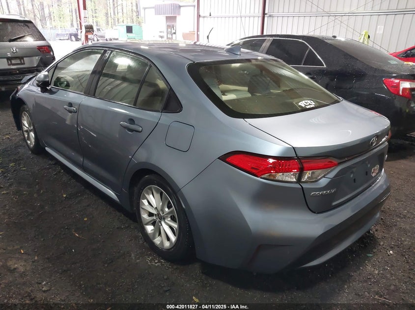 2020 TOYOTA COROLLA VIN: JTDHPRAE2LJ092143