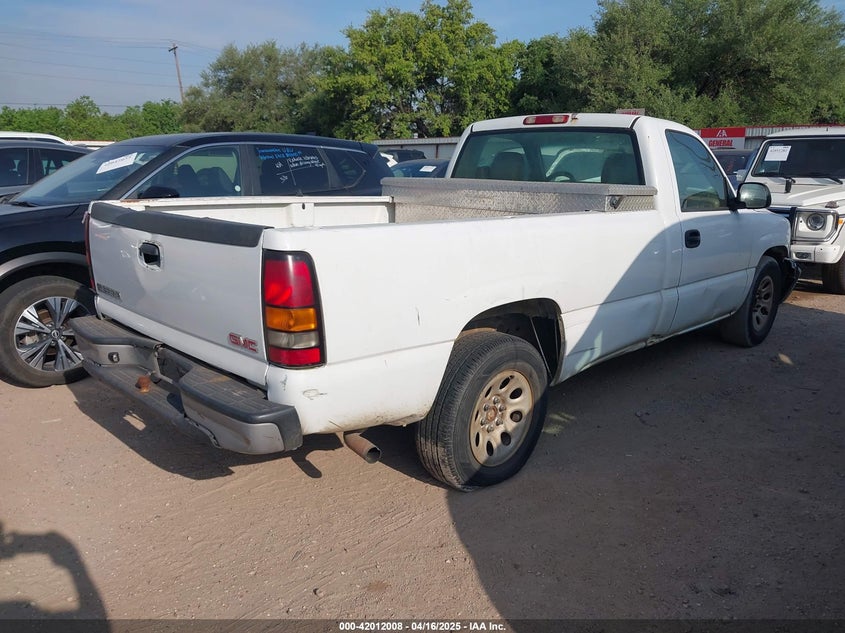 2006 GMC SIERRA 1500 VIN: 1GTEC14X06Z111937
